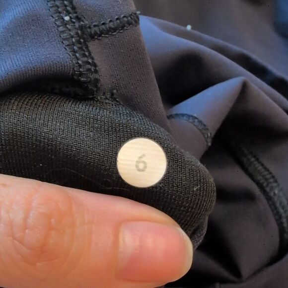 Lululemon High Times Leggings Wing Mesh Side Luxtreme Navy Blue Size 6 - Picture 6 of 12